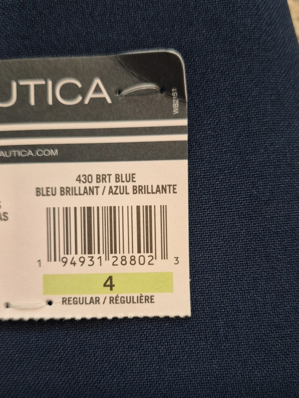 Nautica Boys Navy Blue Two-Button Blazer